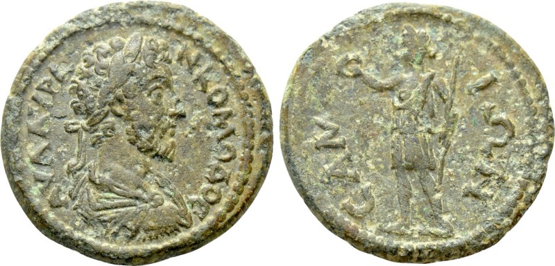 IONIA. Samos. Commodus (180-193). Ae. 

Obv: ΑV Λ ΑΥΡ ΑΝ ΚΟΜΟΔΟϹ. 
Laureate, ...