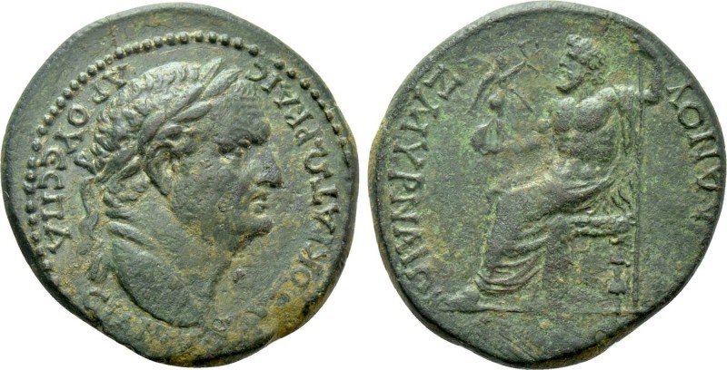 IONIA. Smyrna. Vespasian (69-79). Ae. Marcus Vettius Bolanus, proconsul. 

Obv...