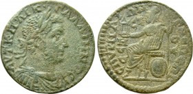 IONIA. Smyrna. Gallienus (253-268). Ae. M. Aur. Sextus, strategos. 

Obv: AVT K ΠO ΛIKI ΓΑΛΛIHNOC. 
Laureate, draped and cuirassed bust right.
Rev...