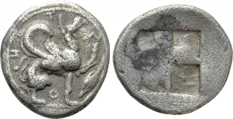 IONIA. Teos. Trihemiobol (Circa 478-449 BC). 

Obv: THIO. 
Griffin seated rig...