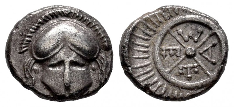 Thrace. Mesembria. Diobol. Siglo IV a.C. (SNG BM Black Sea-268-271). (Topalov, M...