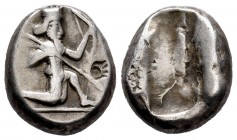 Achaemenid Empire. Siglos. 420-375 a.C. Sardes. Times of Xerxes II a Artaxerxes II. (Sunrise-29). (Bmc arabia-XXV, 15). (Carradice-Tipo IIIb, group C)...
