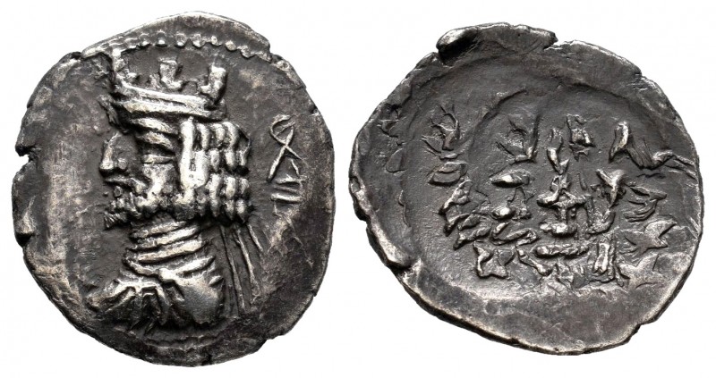 Kingdom of Parthia. Artaxerxes II. Hemidrachm. Siglo I a.C. (Sunrise-592). (Sear...