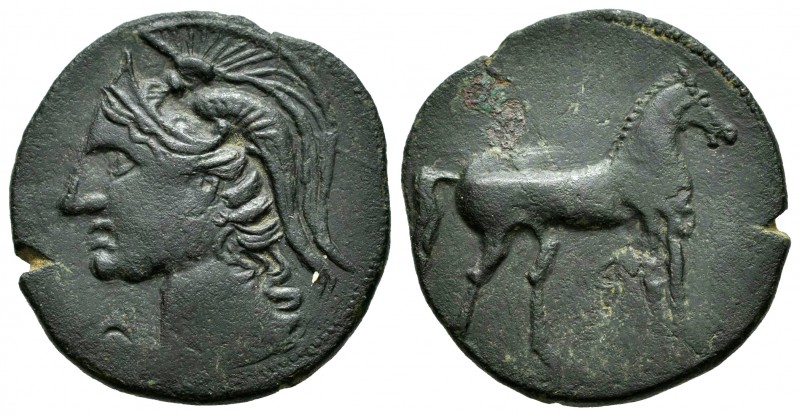 Carthage Nova. Calco. 220-215 a.C. Cartagena (Murcia). (Abh-529). (Acip-591). An...