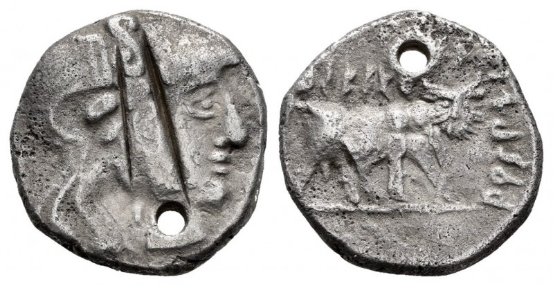 Arse-Saguntum. Drachm. 300-200 a.C. Sagunto (Valencia). (Abh-2040). (Acip-1938)....