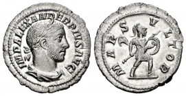 Severus Alexander. Denarius. 231-235 d.C. Rome. (Ric-246). (Bmcre-833). (Rsc-161a). Anv.: IMP ALEXANDER PIVS AVG, laureate and draped bust right. Rev....