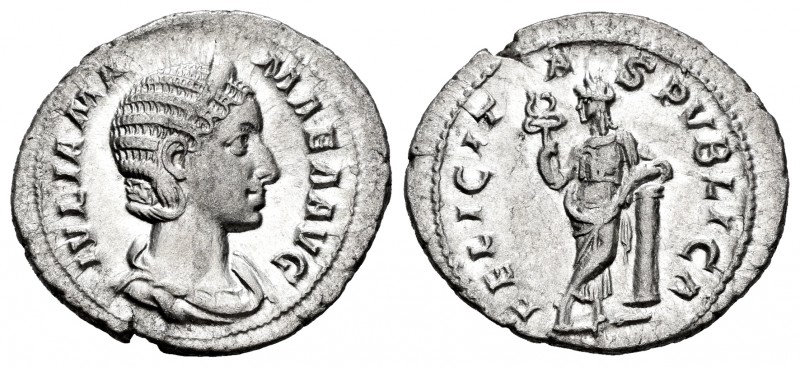 Julia Mamaea. Denarius. 222-235 d.C. Rome. (Ric-335 Alexander). (Bmcre-483-5). (...