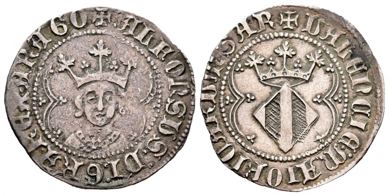 The Crown of Aragon. Alfonso V (1416-1458). 1 real. Valencia. (Cru-864.2). (Cru ...