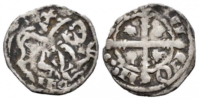 Kingdom of Castille and Leon. Alfonso IX (1188-1230). Dinero. Without mint mark....