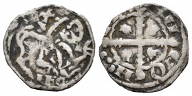 Kingdom of Castille and Leon. Alfonso IX (1188-1230). Dinero. Without mint mark. Scallop. (Abm-131.1). Ve. 0,62 g. VF. Est...50,00. /// SPANISH DESCRI...