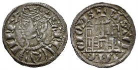 Kingdom of Castille and Leon. Sancho IV (1284-1295). Cornado. Burgos. (Bautista-427.1). Anv.: Three points in crown and star above. Rev.: LE-GIONIS. W...