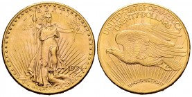 United States. 20 dollars. 1924. Philadelphia. (Km-127). (Fried-183). Au. 33,46 g. AU. Est...1300,00. /// SPANISH DESCRIPTION: Estados Unidos. 20 doll...