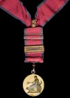 *The General Officer’s Large Gold Medal for Martinique and Guadeloupe awarded to Brigadier-General George William Ramsay, 60th (Royal American) Regime...