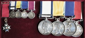 *The Early Naval Lifesaving Group of 4 awarded to Admiral Arthur Cumming K.C.B., Royal Navy, who as a Mate aboard H.M.S. Cyclops during the naval oper...