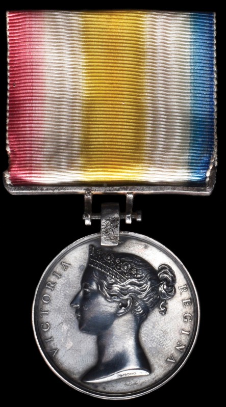 *Meeanee, 1843, with original steel clip and straight bar suspension (Major H. C...