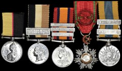 *Miniatures: The Campaign Group of five representing the awards to Captain Osmond Donald Blunt, Connaught Rangers (see preceding lot), comprising: Que...