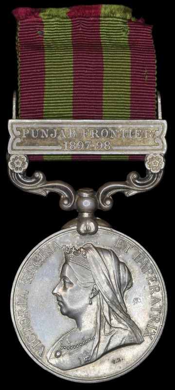 *India General Service, 1895-1902, single clasp, Punjab Frontier 1897-1898 (43 1...