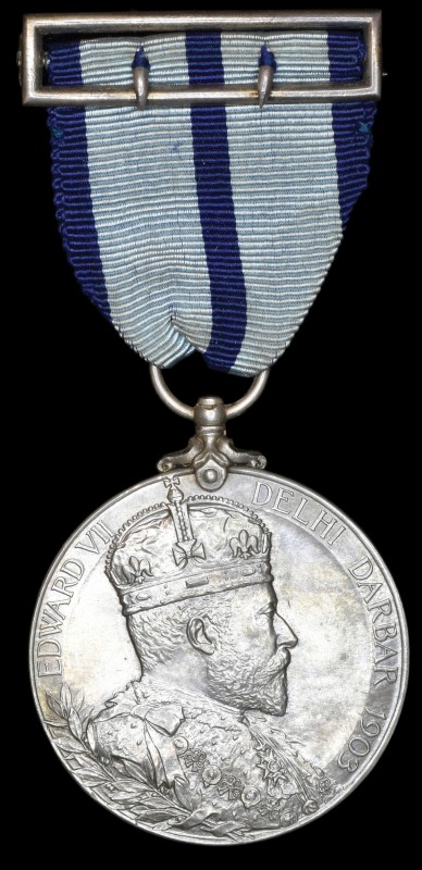 *Delhi Durbar 1903, in silver, unnamed as issued with claw suspension, in case o...