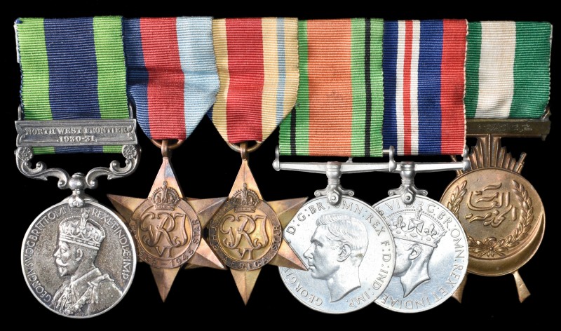 *The Northwest Frontier and WW2 Group of 6 awarded to Group Captain Thomas Eady,...