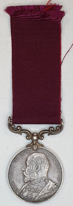 Army Long Service and Good Conduct, Edward VII (4102 C. Sjt: J.E. Cooper. E. Ken...