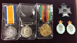A Rhodesia General Service Pair awarded to Field Reservist K. R. Hunt, believed to have served with the British South Africa Police (Reserve), compris...