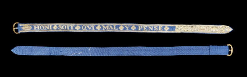 *The Most Noble Order of the Garter, a good embroidered Garter, circa 1840, with...