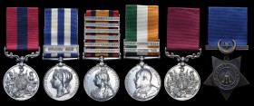 *A Boer War D.C.M. and Long Service Group of 6 awarded to Sergeant A. J. Spurdle, 17th Field Company, Royal Engineers, comprising: Distinguished Condu...