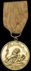 Honourable East India Company’s Medal for Seringapatam, 1799, in silver-gilt, Soho Mint, fitted with suspension loop, with length of old ribbon, 48mm ...