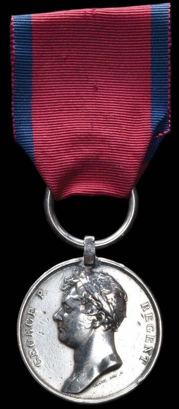 Waterloo, 1815, with replacement steel clip and split ring suspension (E C Hudso...