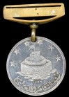 St Jean d’Acre, 1840, in silver as awarded to junior and warrant officers (later engraved Edmund Hearle Captain R.M), with gilt bar and swivel suspens...