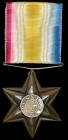 *Gwalior Campaign, Punniar Star, 1843 (Sepoy Unnuth Ram Josee 39th Regt. N.I.), with original hook suspension but with later added ribbon and ribbon b...