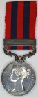 India General Service, 1849-95, single clasp Pegu (Capt. Matthew Wood, 9th Regt Mad. N.I.), good very fine. Promoted to Major 1860 and resigned his co...