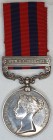 India General Service, 1849-95, single clasp Burma 1889-92 (1281 Pte. J. Baker 2nd Bn. Devon Regt.), edge bruised very fine 
Estimate: £140-£160
