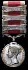 *Second China, 1857-60, 3 clasps, Canton 1857, Taku Forts 1858, Taku Forts 1860, unnamed as issued, lightly toned, practically as struck 
Estimate: £...