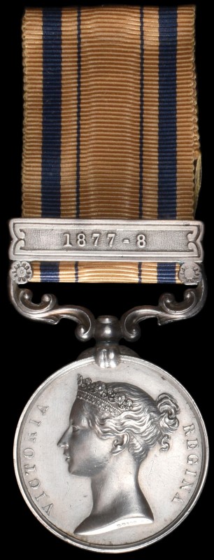 *South Africa, 1877-79, single clasp, 1877-8 (Pte C. Wilmot. F. A. M. Police.), ...