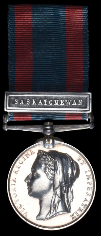 *Northwest Canada, 1885, single clasp, Saskatchewan (Corp. D. Farragher. 10th Ba...