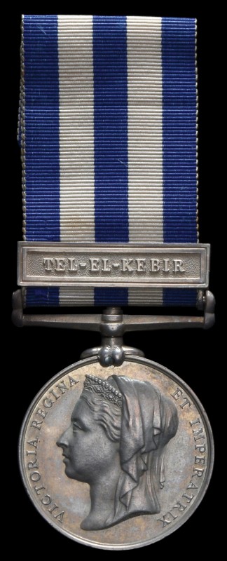 Egypt & Sudan, 1882-89, dated reverse, single clasp, Tel-El-Kebir (1626. Pte A. ...