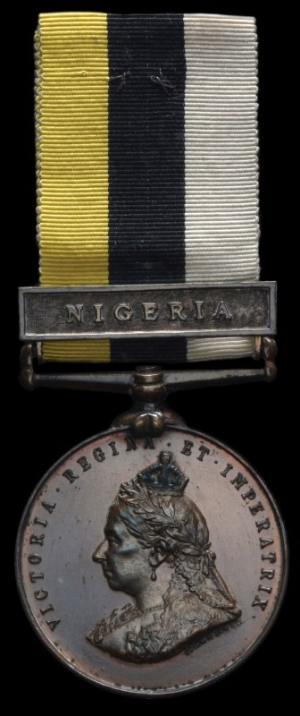 Royal Niger Company’s Medal, 1886-97, in bronze, single clasp, Nigeria, a later ...