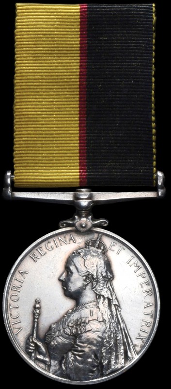 *Queen’s Sudan, 1896-98, in silver, (4533, Pte. E. Cooling. 1/R. War: R.), good ...