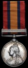 *Queen’s South Africa, 1899-1902, 2nd type reverse with ghosted dates apparently removed by hand, single clasp, Defence of Ladysmith (175896. Sto: J. ...
