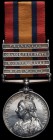 *Queen’s South Africa, 1899-1902, 2nd type reverse with ghosted dates, 4 clasps, Belmont, Modder River, Orange Free State, Transvaal (4486 Pte W. Taft...