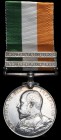 King’s South Africa, 1901-02, 2 clasps, South Africa 1901, South Africa 1902 (5162 Pte. J. P. Barry. Leins. R.), nearly extremely fine. Private J. P. ...