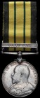 Africa General Service, 1902-56, E.VII.R., in silver, single clasp, Kissi 1905 (490 L. Cpl Joe Mendi. S. -L. Bn: W.A.F.F.), heavily polished with cont...