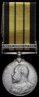Africa General Service, 1902-56, E.VII.R., in silver, single clasp, West Africa 1906 (2157 Pte Dan Ada Kano. 2/ N. N. Regt), lightly toned, a few surf...