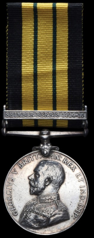 Africa General Service, 1902-56, G.V.R., in silver, single clasp, Shimber Berris...