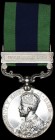 *India General Service, 1908-35, single clasp Waziristan 1925 (243678 L. A. E.E. Suter, R.A.F.), good very fine and rare
Estimate: £800-£1200