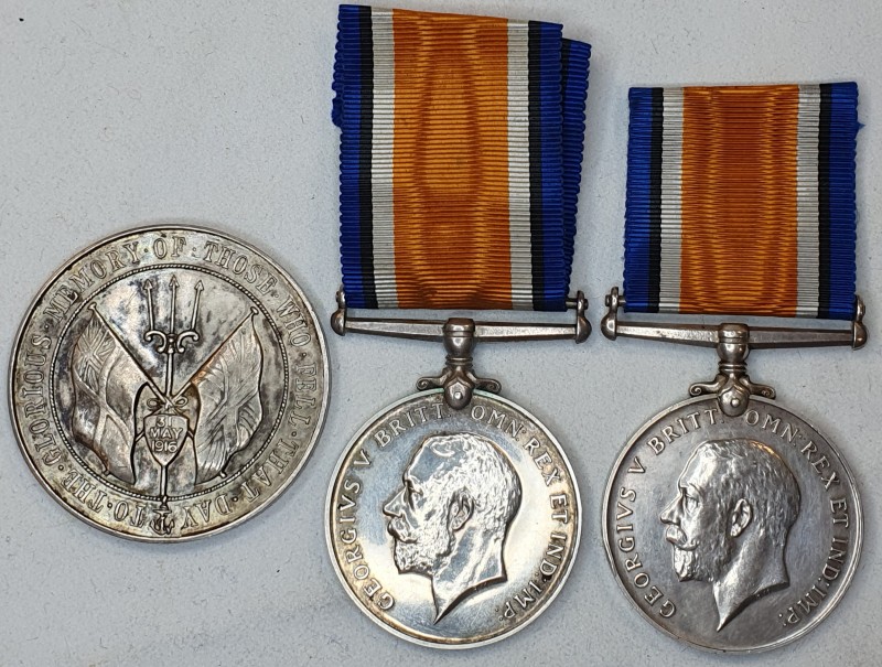 Great War, Miscellaneous Naval (3), comprising: British War Medal (2), 1914-1918...