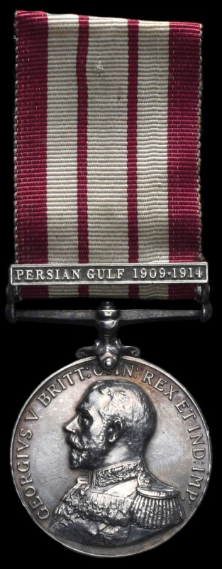 Naval General Service, 1915-1962, G.V.R., single clasp, Persian Gulf 1909-1914 (...