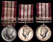 Naval General Service, 1915-1962 (3), G.VI.R., single clasp, Palestine 1936-1939 (C/SSX.22434 H. C. Jones. A.B. R.N.); Palestine 1945-48 (2) (D/JX.150...