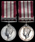 Naval General Service, 1915-1962 (2), G.VI.R., single clasp, Minesweeping 1945-51 (D/JX.782788 E. J. Light A.B. R.N.); Malaya (D/SSX.861111 R. S. Elst...